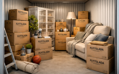 För tillfällig förvaring vid flytt finns flera flexibla lösningar